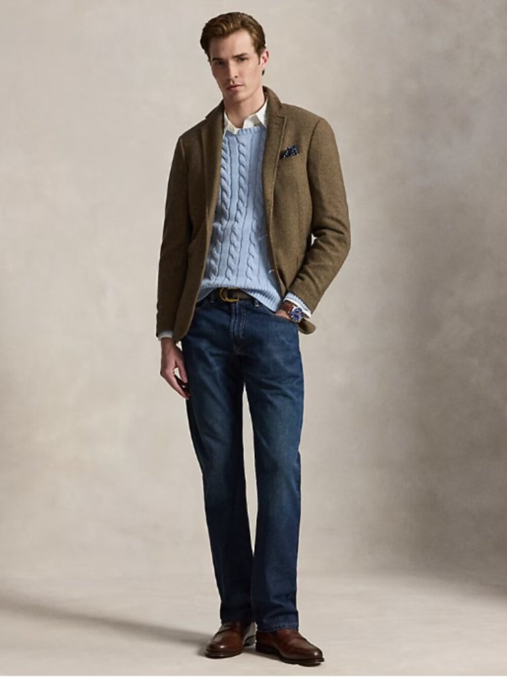 Polo Men’s Dark Blue Straight-Leg Jeans